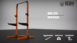 HRS-375 Half Rack- Rack palestra- Barra trazioni regolabile in 8 posizioni