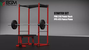 BGM  PRH 318 Power rack  + PPS 475 Panca Piana