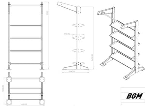 Scaffale polifunzionale