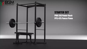 BGM  PRH 318 Power rack  + PPS 475 Panca Piana