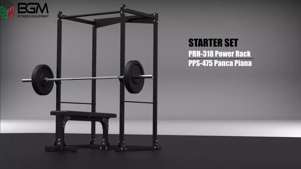 BGM  PRH 318 Power rack  + PPS 475 Panca Piana