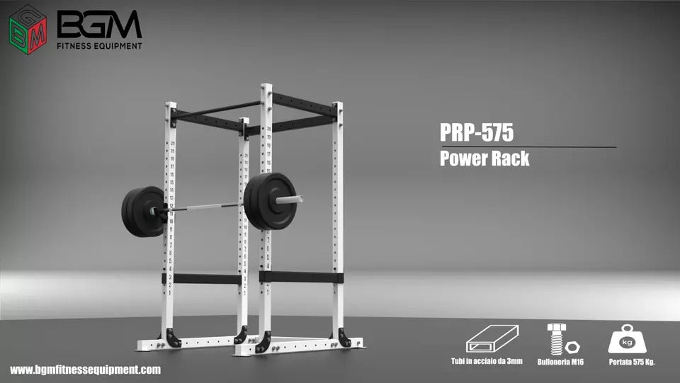 Power Rack Professionale PRP 575 BGM- Rack palestra- Sollevamento pesi