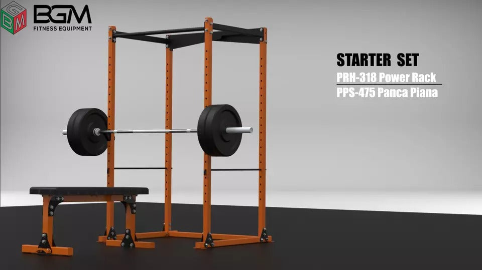 BGM  PRH 318 Power rack  + PPS 475 Panca Piana