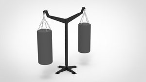 Supporto sacco boxe doppio