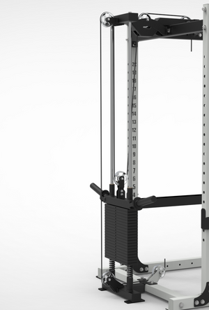 Lat machine + pacco pesi 100 Kg.